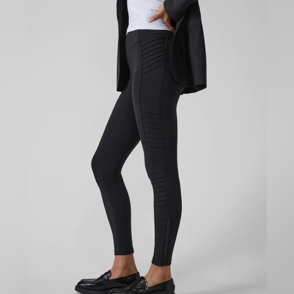 Athleta Pants - Athleta Madison Moto Tight, Small